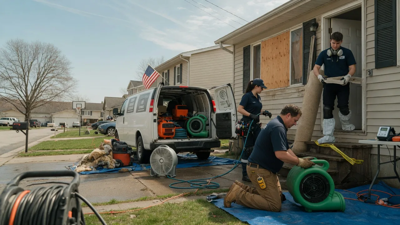 Water Damage Restoration in New Salem, PA near me